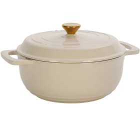 Cast Iron 6QT Cooking Pot (Option: Style1)